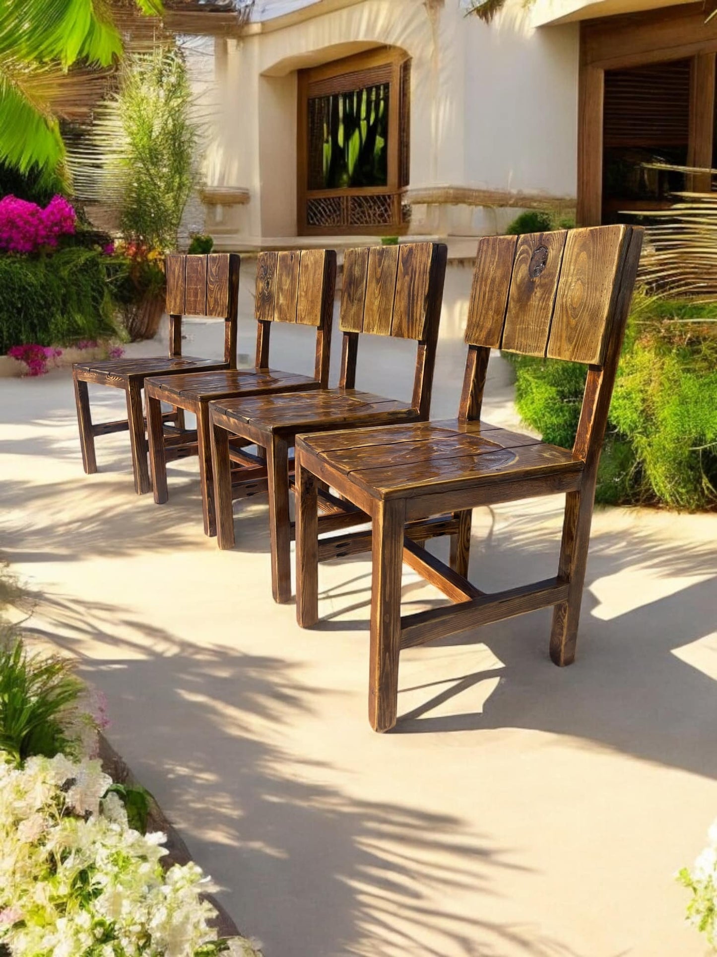 The Nine Piece Patina Dining table set