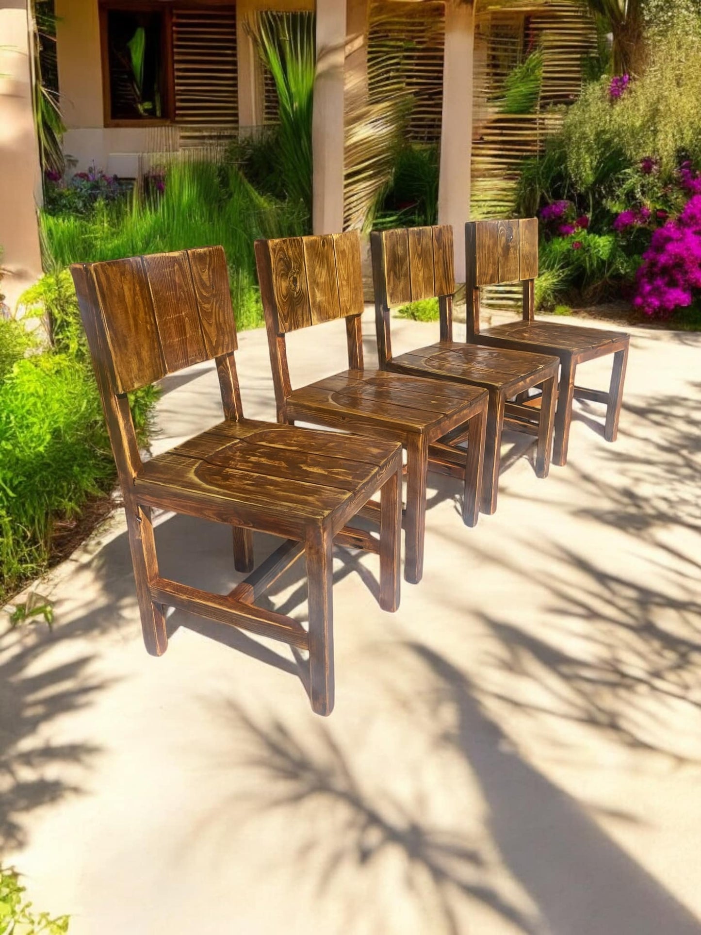 kerf and bevel custom island furniture wooden chairs