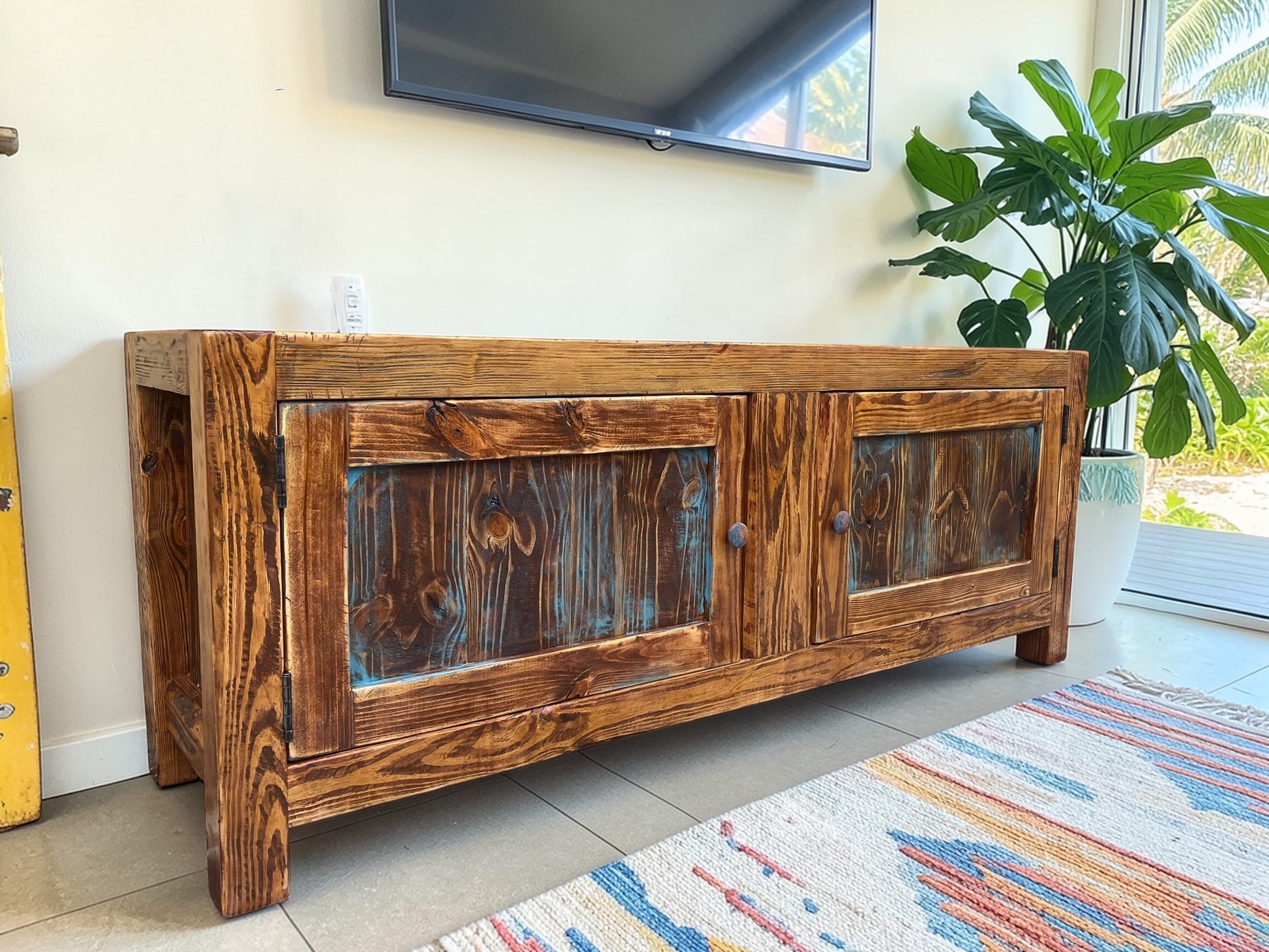 vintage beach cabinet built in south florida by kerf and bevel