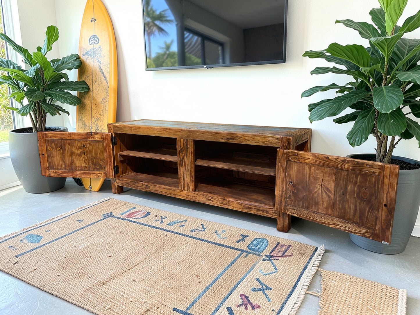 Entry way and Console cabinet