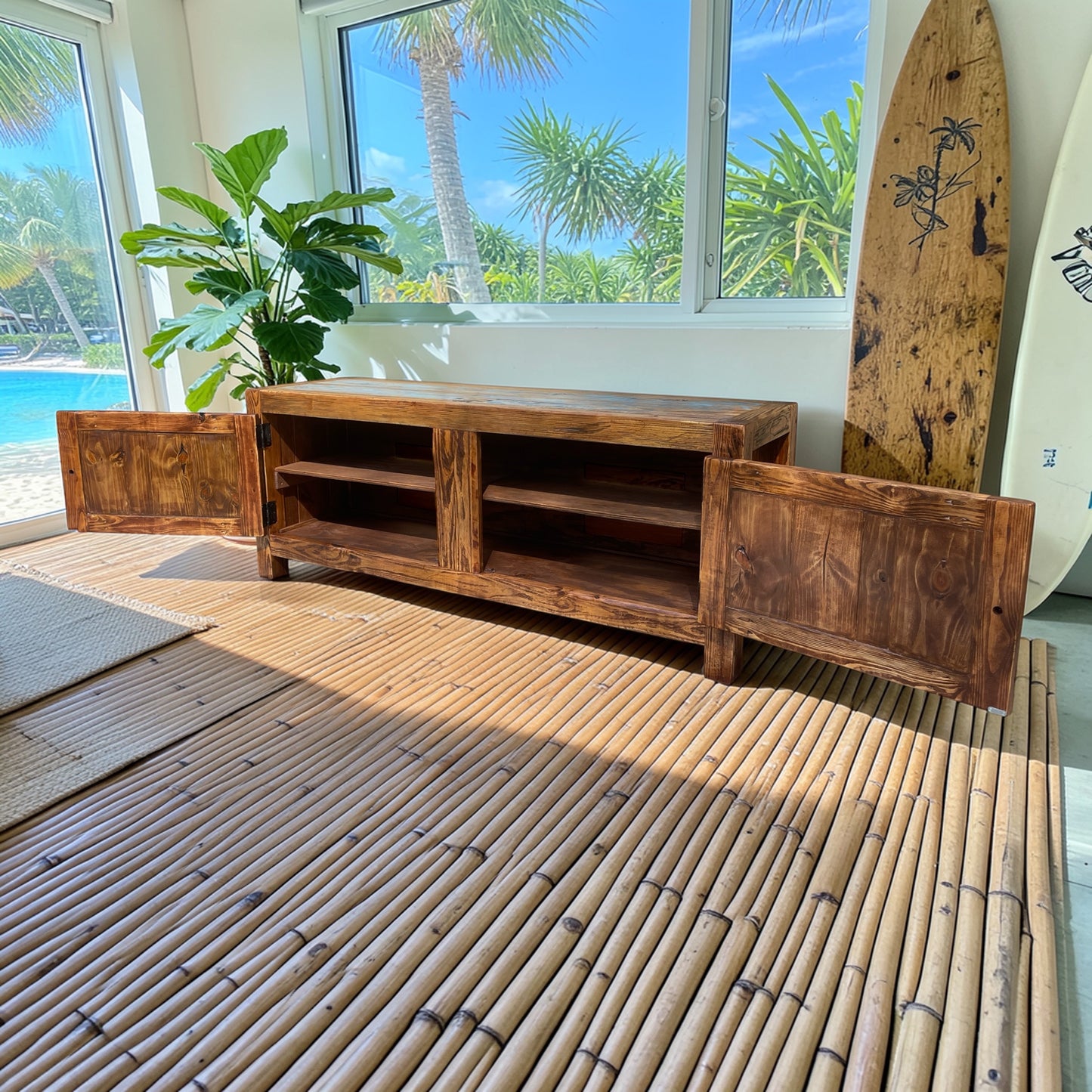 Entry way and Console cabinet